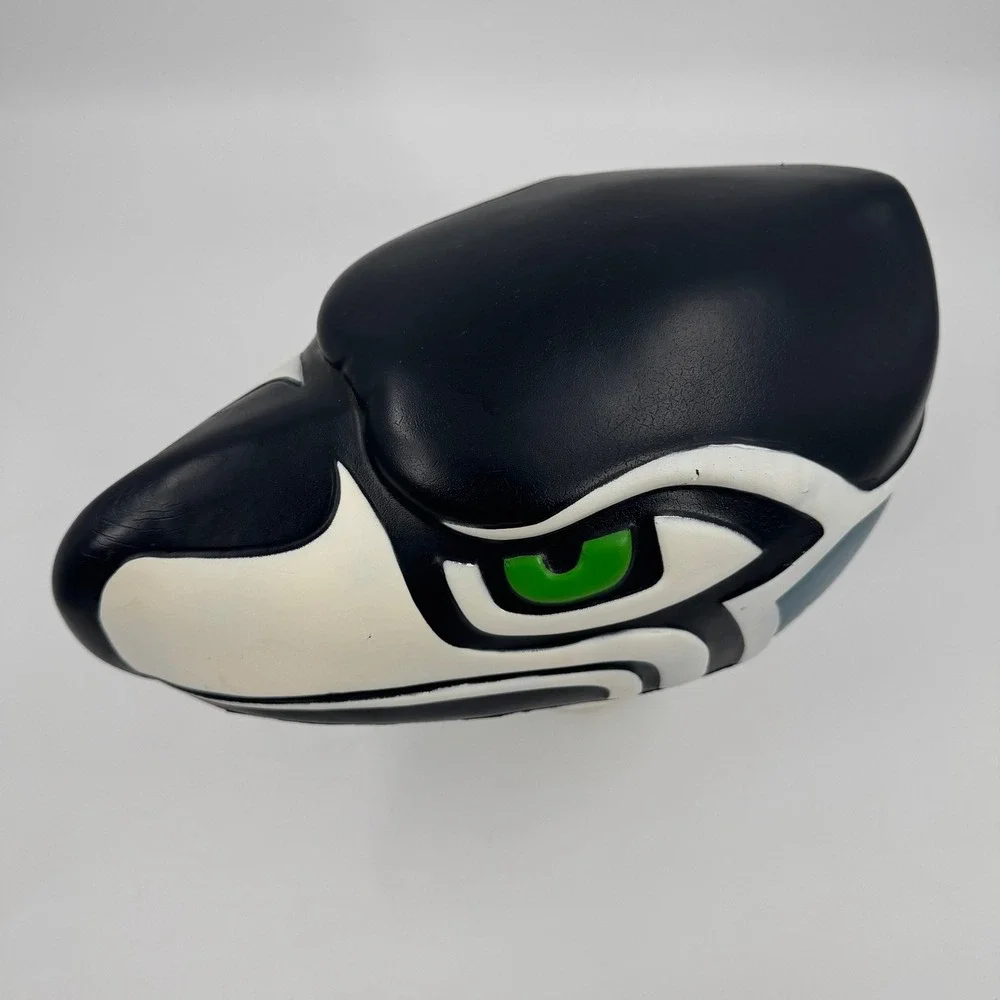 Foamheads Seattle Seahawks Hawkhead Hat Adult OSFM Blue Green‎ NFL Fan Gear